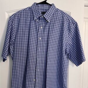 Jos. A. Bank Blue Checkered Men's Shirt